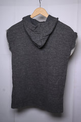 Next Sleeveless Grey Hoodie - Small