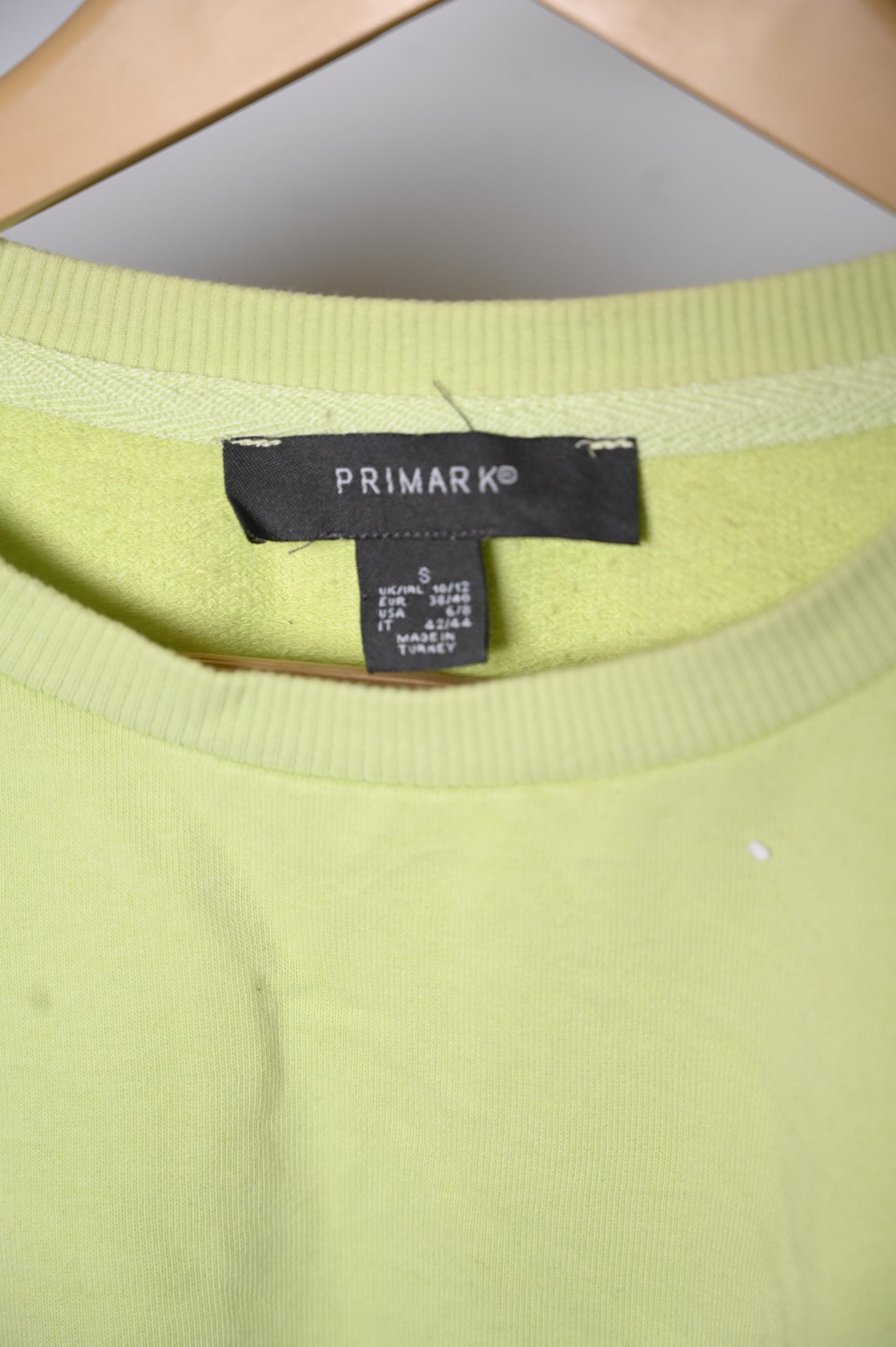 Primark Green Crop Top - Small