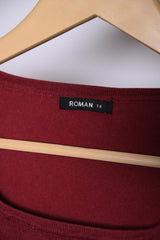 Roman Deep Red Sweatshirt - Medium