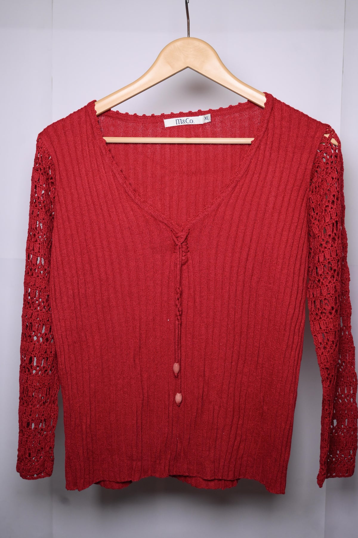 M&Co Red Sweatshirt - Large