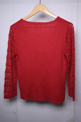 M&Co Red Sweatshirt - Large