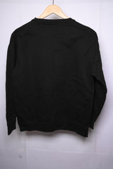 Just Hoods Black Sweatshirt with 'Singing with Zoe' - Medium