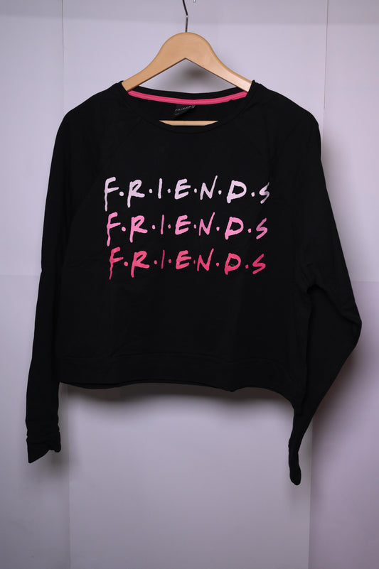 Friends Black Large Sweatshirt