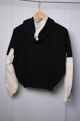 Zara White and Black Hoodie (Medium)