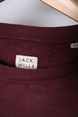 Jack Wills Maroon Sweatshirt - Small