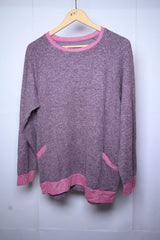 Thriftyfy Purple Sweatshirt - Medium