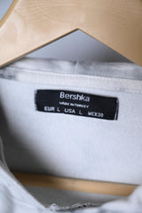 Bershka Grey Tie-Dye Hoodie (Medium)