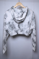 Bershka Grey Tie-Dye Hoodie (Medium)