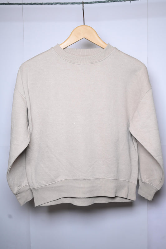 Zara Cream Sweatshirt - Small