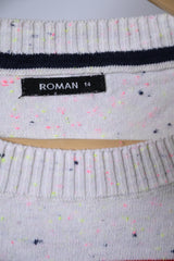 Roman Offwhite 'Ahoy' Sweatshirt - Medium