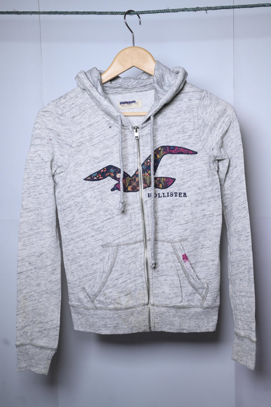 Hollister Grey Hoodie (Small)