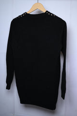 Sandro Black Sweatshirt - Medium