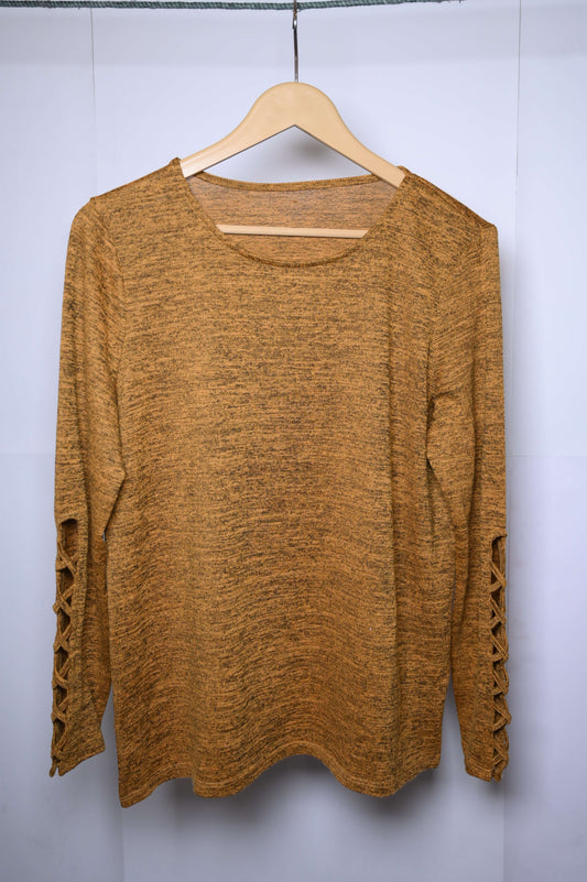 Thriftyfy Mustard Yellow Sweatshirt - Large