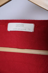 M&S Medium Red Sweatshirt