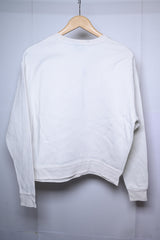 Topshop White Sweatshirt - Medium