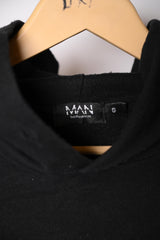 Man Black Hoodie by Boohoo (Small, Excellent Condition)