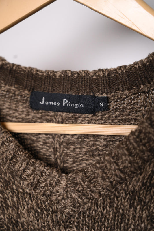 Brown James Pringle Medium Sweater