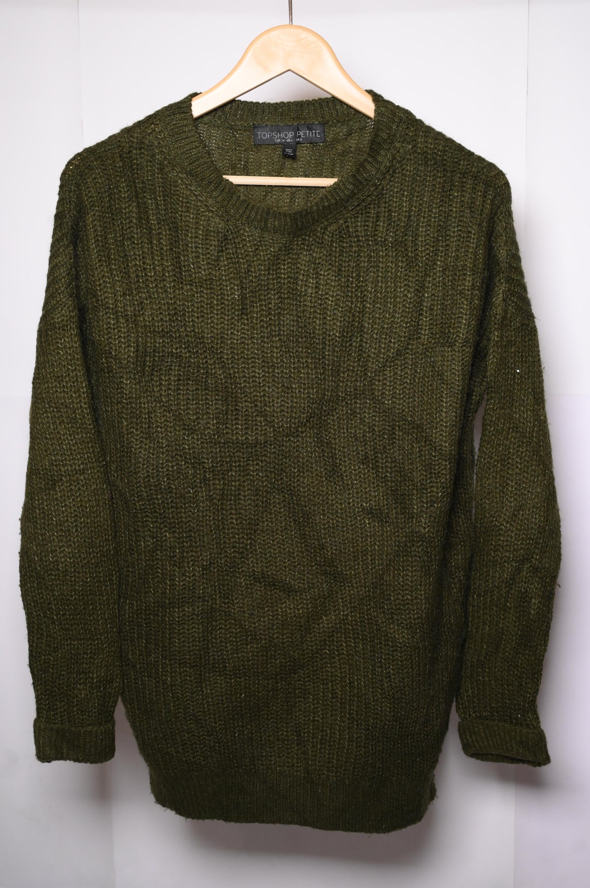 Green Topshop Small Sweater