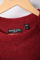 Red Brave Soul Medium Sweater