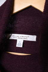 Deane and White Purple High Neck Shirt (X-Large)