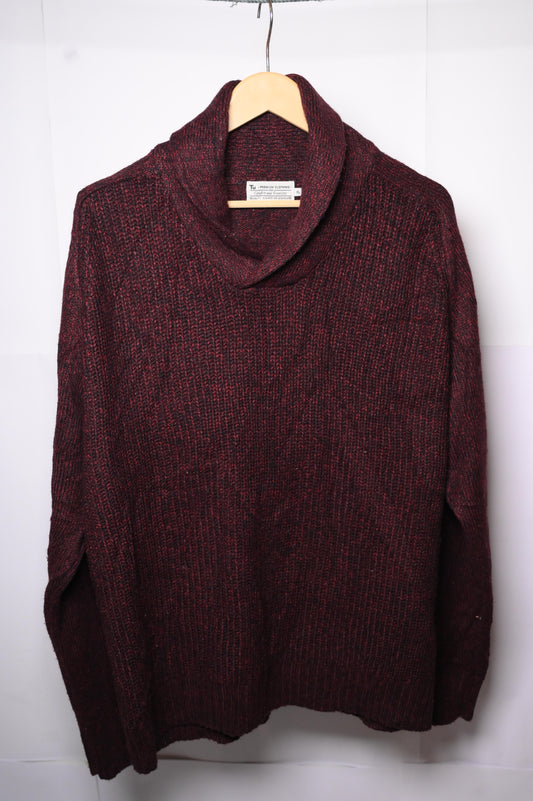 Maroon & Black Tu XL Sweater