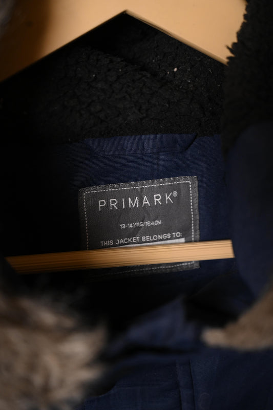 Primark Blue  Puffer Jacket - Small