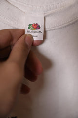 Fruit of the Loom White Sweatshirt - Medium