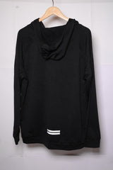 Thriftyfy Black Hoodie with M Logo (Large, Excellent Condition)