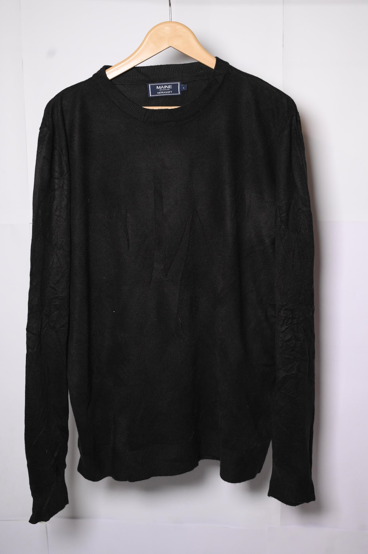 Maine Black Sweatshirt (Large)