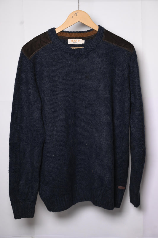 Blue PG Field Large Sweater