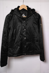 Fracomina Black Tailored Puffer Jacket