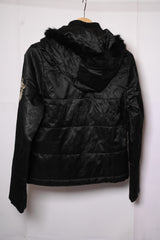 Fracomina Black Tailored Puffer Jacket