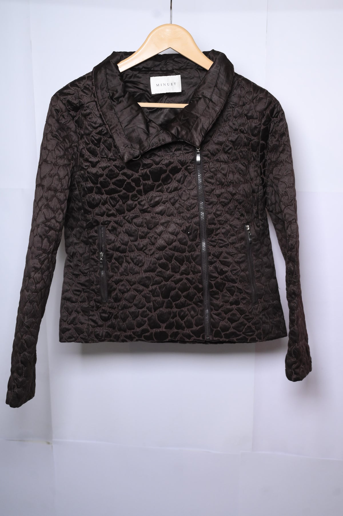 Minuet Brown Zipper Jacket