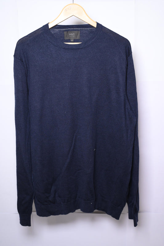 M&S Purple Sweatshirt - Large