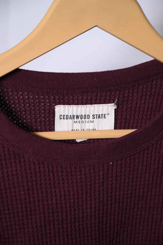 Cedarwood State Maroon  Medium Sweater