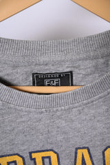 F&F Grey Large Sweatshirt with Front Print – Excellent Condition