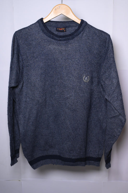 Grey Coazy Medium Sweater (Front Logo)