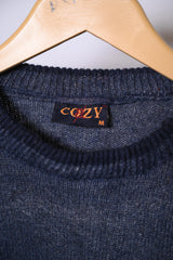 Grey Coazy Medium Sweater (Front Logo)