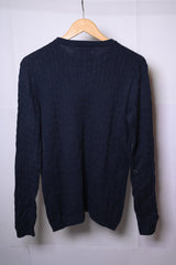 Dark Blue Only and Sons Medium Sweater