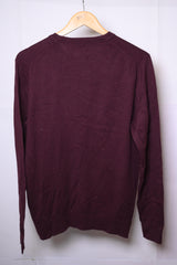 Deep Purple Burton Medium Sweater (V-Neck)