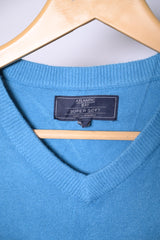 Sky Blue Atlantic Bay Medium Sweater (V-Neck)