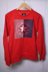 Converse Red Sweatshirt - Small