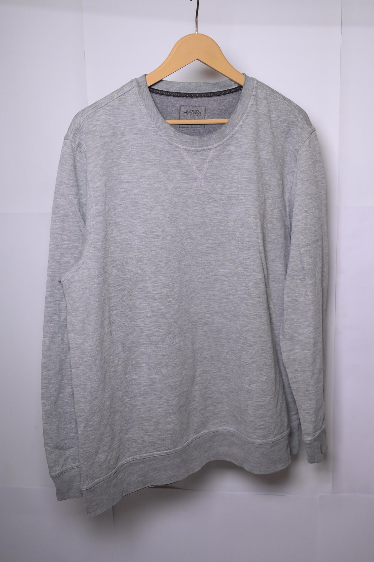 Burton Menswear Grey XL Sweatshirt – Excellent Condition