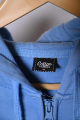 Cotton Traders Blue Hoodie (Medium, Excellent Condition)