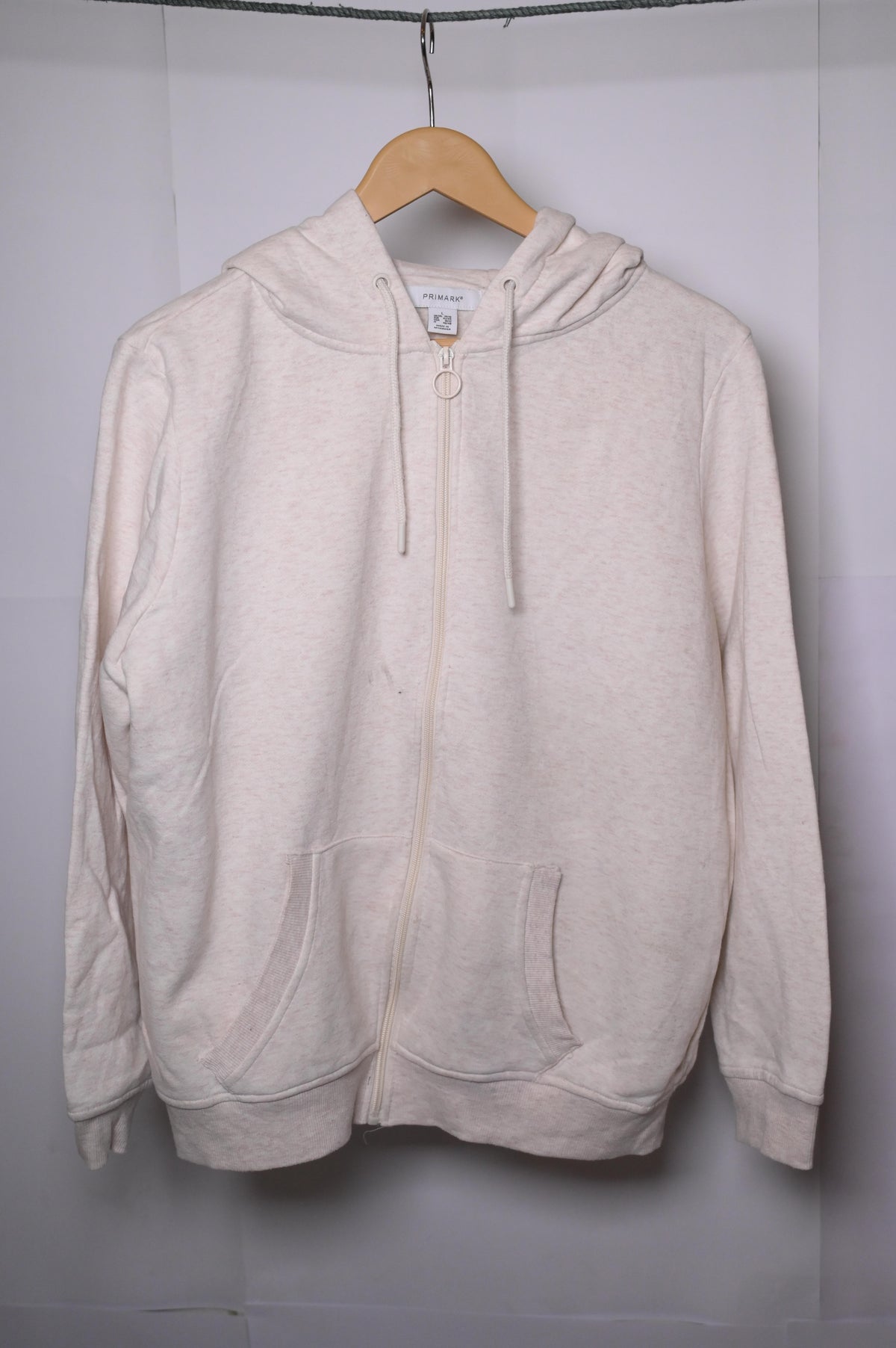 Primark Off White Hoodie (Large, Excellent Condition)