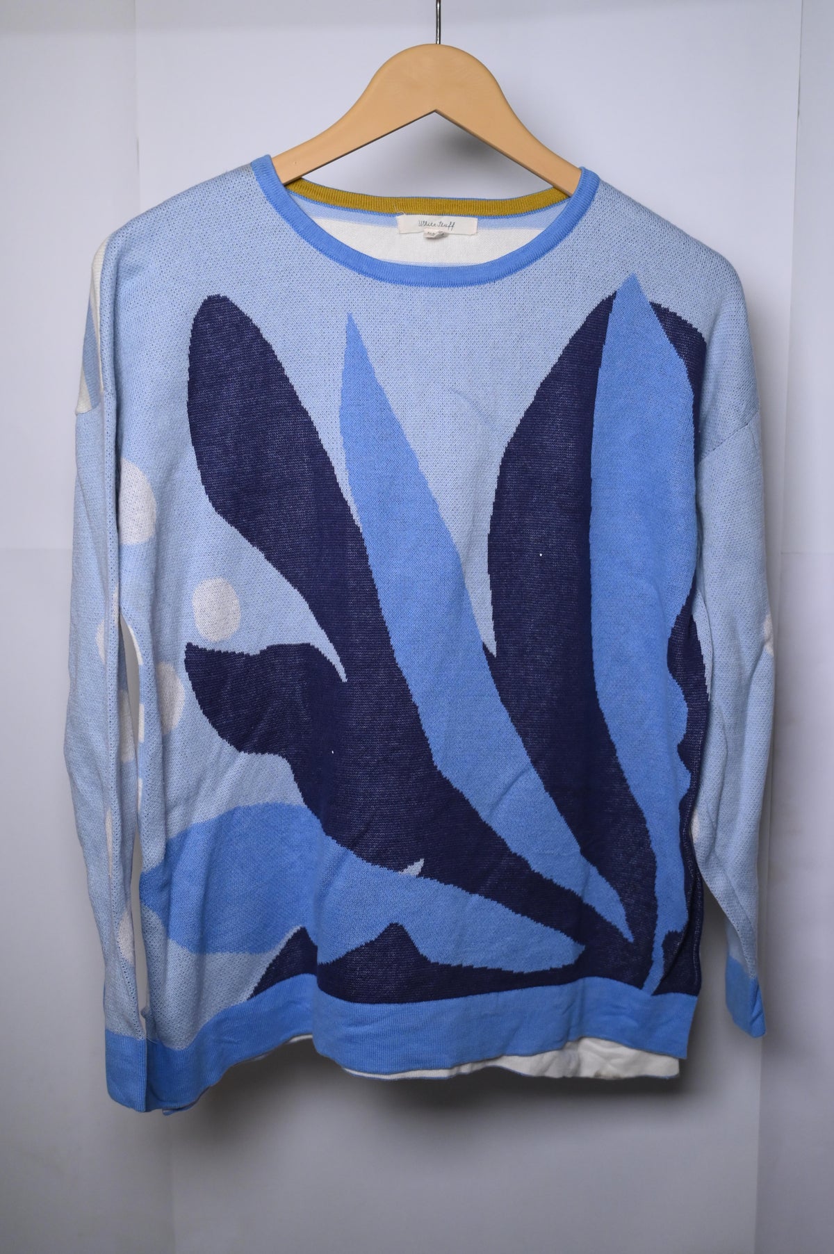 White Stuff Large Blue Sweatshirt