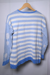 White Stuff Large Blue Sweatshirt