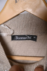 Bonmarche Medium Fawn Sparkle Sweatshirt