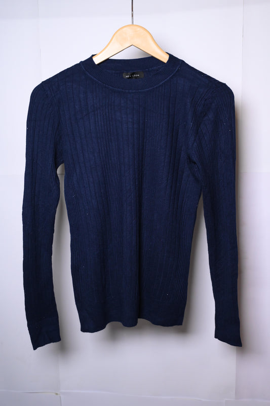 New Look Navy Blue Sweatshirt