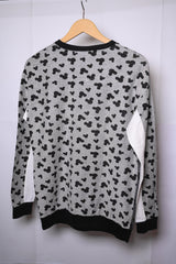 Disney Grey, Black, and White Sweatshirt